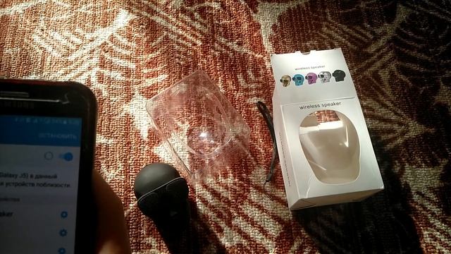 Беспроводная колонка ЧЕРЕП Scull с Aliexpress смотреть онлайн