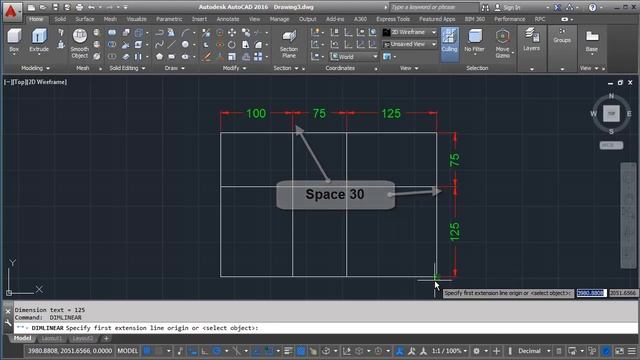 AutoCAD Fast Dimension Edit Space | Tips & Trick смотреть онлайн