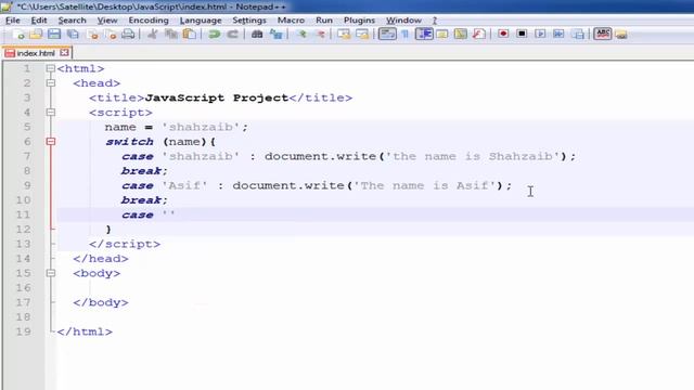 JavaScript Training in Urdu Hindi Part 17 Switch Statement смотреть онлайн