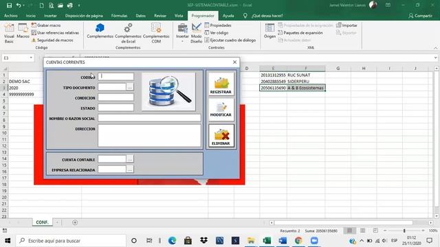 Conectar Excel y Acces con VBA Ctas_ctes-FormularioTerminado смотреть онлайн