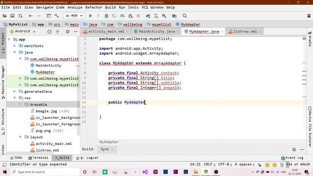 Android Studio: How to Make a ListView with Images and adding Multiple View Items-TheByteKarma смотреть онлайн