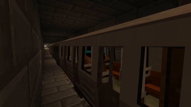 Полностью работающее метро в Minecraft смотреть онлайн