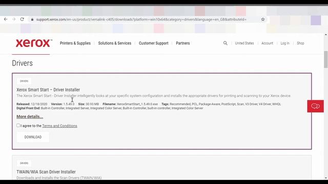 VERSALINK C405 DN Driver Download смотреть онлайн