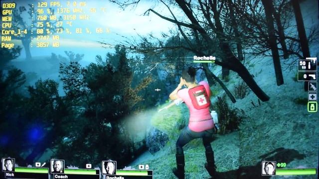 L4D2 - Phenom X4 - 6GB - GTX 750 Ti - 1080p Test смотреть онлайн
