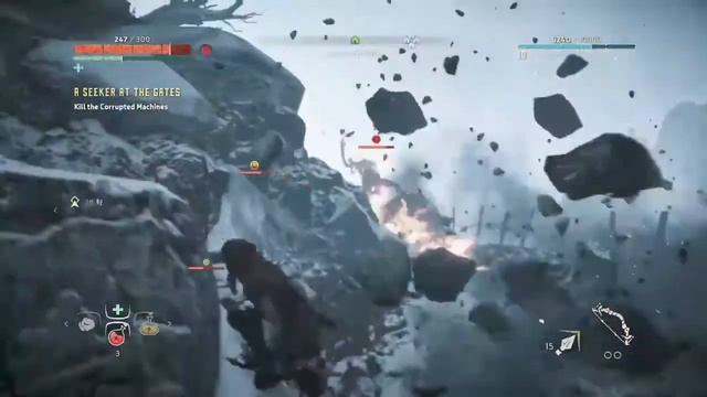 Horizon zero dawn(kill the corrupted machines)ps4 смотреть онлайн