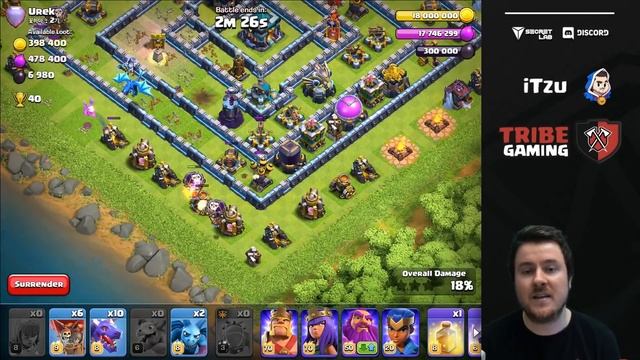 Drag Clone is CRAZY vs any RING BASE | How to Drag Clone | Best TH 13 Strategies in Clash of Clans смотреть онлайн