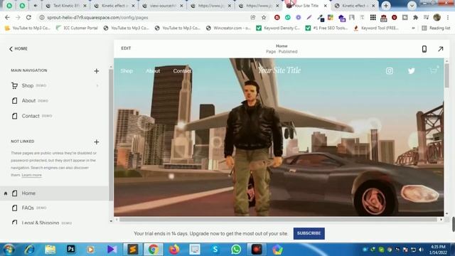 How to add Text Kinetic Effect GSAP on your squarespace website in 2022 by jishaansinghal смотреть онлайн