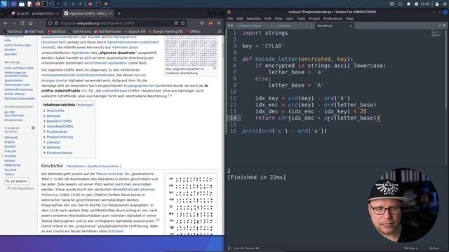Was ist die Vigenère-Verschlüsselung? (picoCTF #18) смотреть онлайн