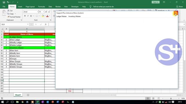 Advance menu in excel userform (VBA) смотреть онлайн
