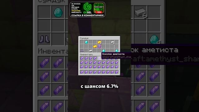 САМАЯ РЕДКАЯ ОТДЕЛКА БРОНИ #shorts #майнкрафт #minecraft