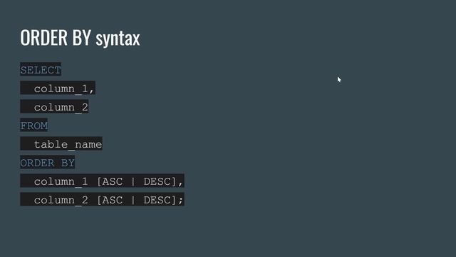 PostgreSQL tutorial : Select, Order By, Select Distinct смотреть онлайн