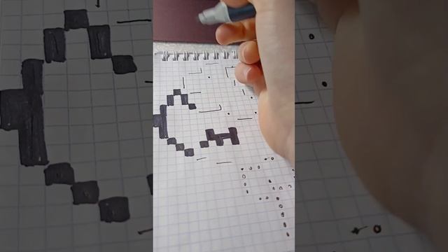 новогодние рисунки по клеточкам под новогодние мелодии❄?❤? смотреть онлайн