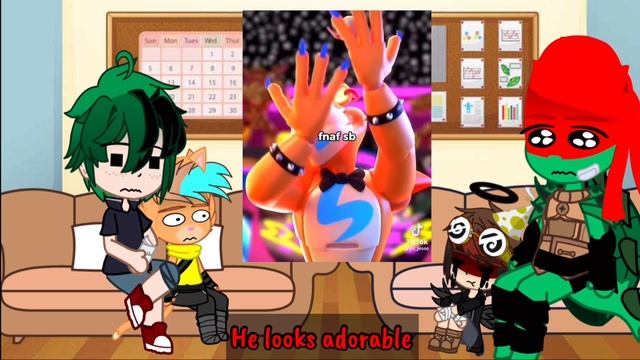 Fandoms React To Each Other(2/2)(ROTTMNT,FNAF,Final Space,MHA)||Gacha Reaction смотреть онлайн