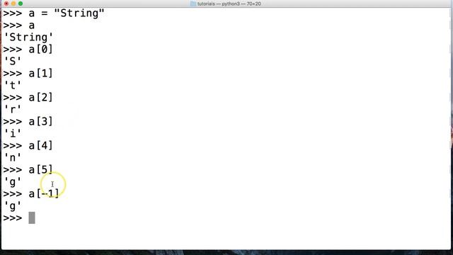 Python 3.7: Indexing Strings смотреть онлайн