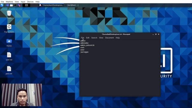 KEAMANAN KOMPUTER - CARA MEMBOBOL USER DAN PASSWORD MIKROTIK MENGGUNAKAN KALI LINUX смотреть онлайн