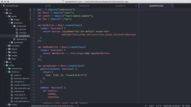 CommonJS in Rails with Browserify смотреть онлайн