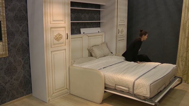 Кровать трансформер с диваном в стиле Ар деко