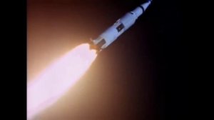 Запуск ракеты Сатурн-5 на Луну 16 июля 1969 года