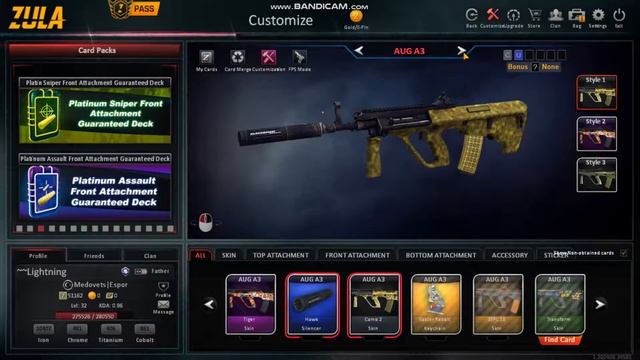 Zula Europe: My Profile, Sets, Bag, Card and Settings смотреть онлайн