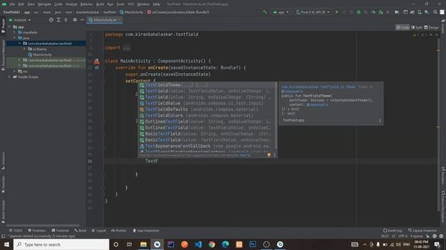 TextField With Jetpack Compose in Android Studio | Kotlin | Jetpack Compose | Android Tutorials смотреть онлайн