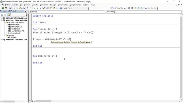 ? Cómo mostrar la HORA ACTUAL en Excel y que se actualice en vivo usando VBA y macros смотреть онлайн