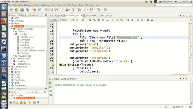 File class in java : input / output смотреть онлайн