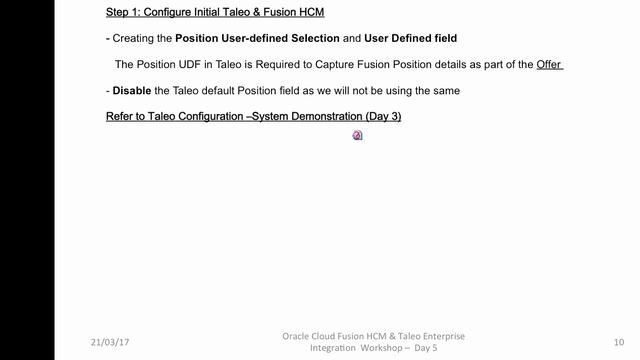 FUSION CLOUD HCM & TALEO - INTEGRATION SOLUTION (IMPLEMENTATION WORKSHOP) смотреть онлайн