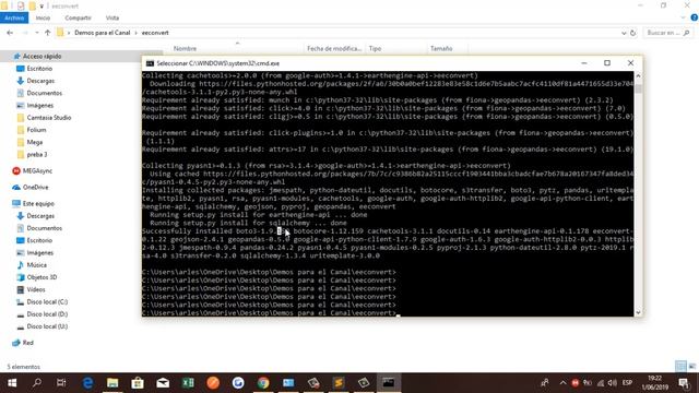 04. Google Earth Engine con python 3: Instalación del paquete de eeconvert e integración смотреть онлайн