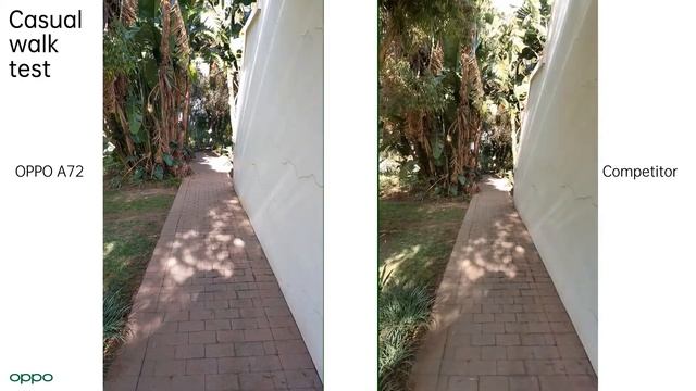 OPPO A72 Video EIS Anti-shake in action vs Nearest Competitor смотреть онлайн