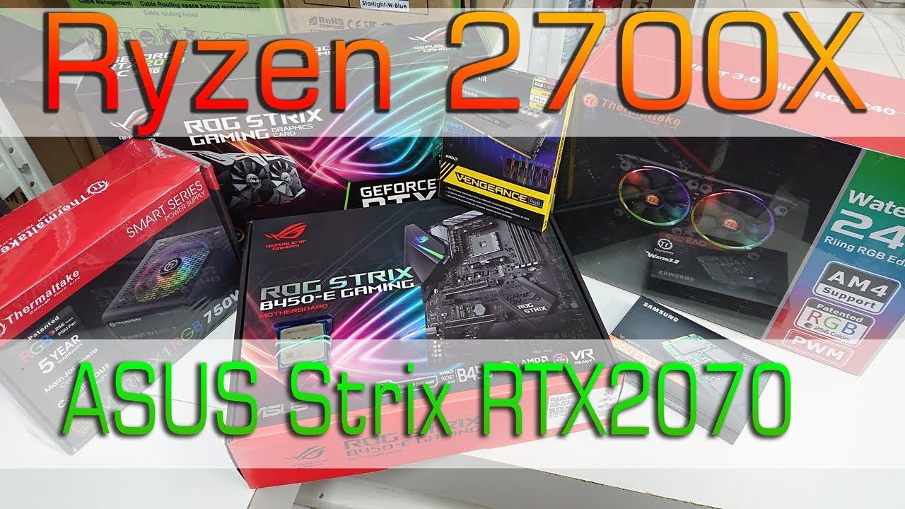 Ryzen 7 2700X + RTX2070 Asus Strix ТЕСТ сборки в 4х играх смотреть онлайн