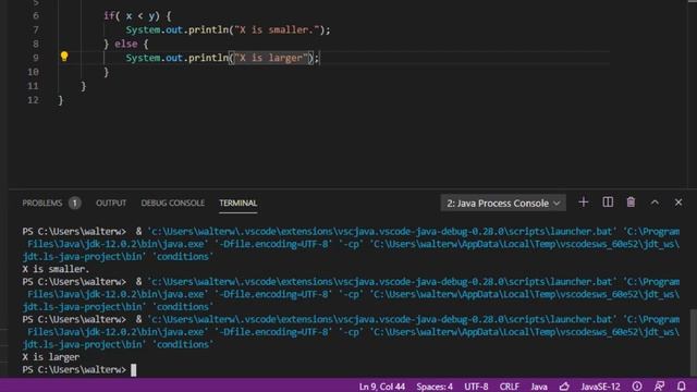 Java Conditions смотреть онлайн