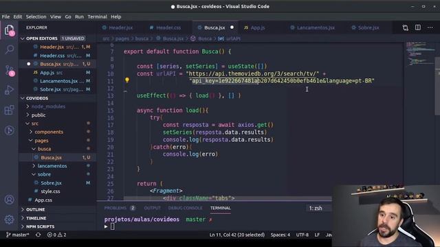 App de série com React #5 - Busca de séries смотреть онлайн