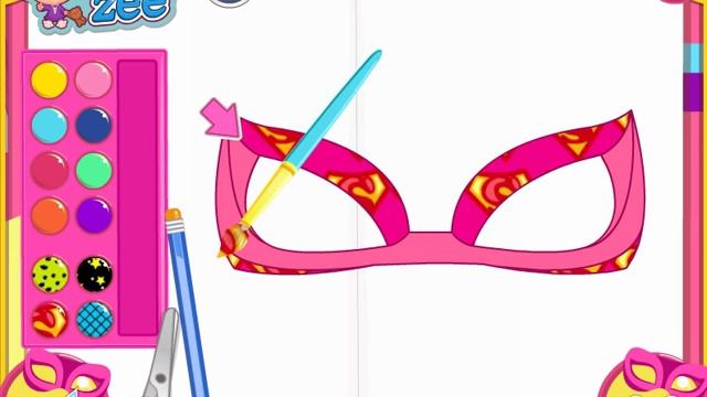 Super Barbie Video Game - Super Barbie Mask Designer - Cutezee.com смотреть онлайн