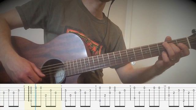 Hallelujah (easy fingerstyle guitar lesson + TAB) смотреть онлайн