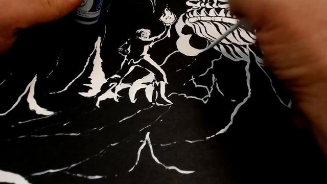 LIQUID PAPER ART CHALLENGE! - Can you make Art with Whiteout? смотреть онлайн