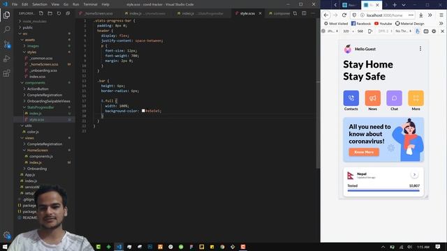 Covid Tracker L8 | Making Homescreen P3 смотреть онлайн