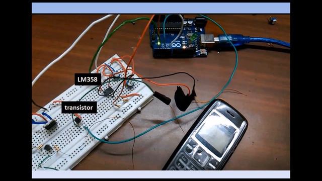 Working of GSM module using old cell phone - explained смотреть онлайн