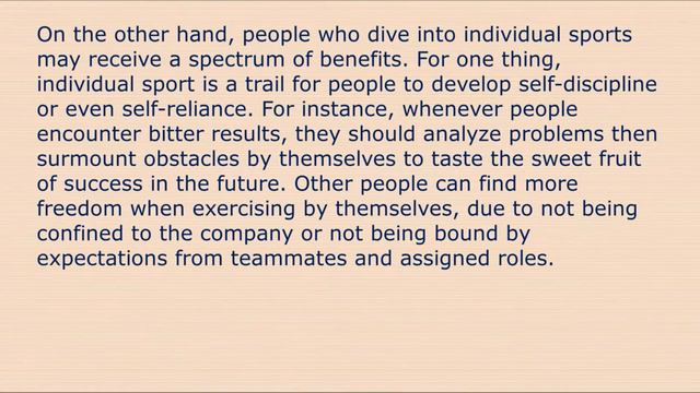 IELTS SPORTS ESSAY смотреть онлайн