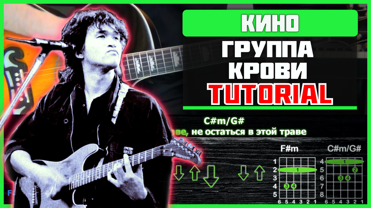 Кино - Группа крови | Разбор песни на гитаре +СОЛО смотреть онлайн