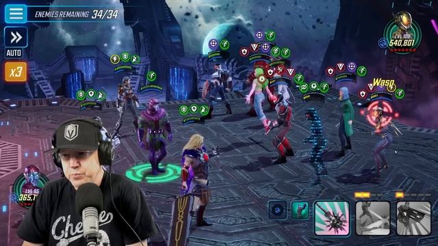 DD6 Cosmic - Node 7 - MARVEL Strike Force - MSF смотреть онлайн