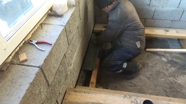 Строю дом. Черновой пол.