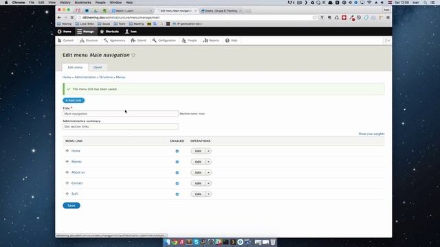 Drupal 8 Theming - Part 18 - Taxonomy and Drop Down Menu смотреть онлайн