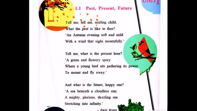 PAST PRESENT FUTURE POEM ENGLISH BALBHARATHI 7TH STD LESSON 1 (CHAPTER 1 CLASS 7) BY #RASHMISUDEV смотреть онлайн