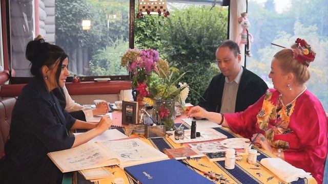 В гостях у тетушки Марты Художница декоратор , мастер класс по живописи смотреть онлайн