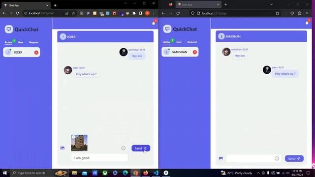 A Real time chat app using ReactJS, NodeJS, Socket.io and MongoDB. смотреть онлайн