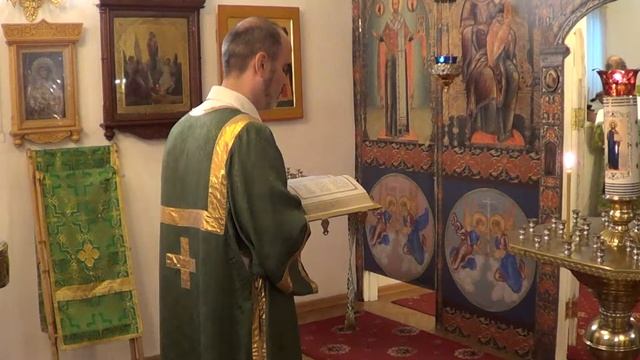 08.10.2018. Апостол праздника преподобного Сергия смотреть онлайн