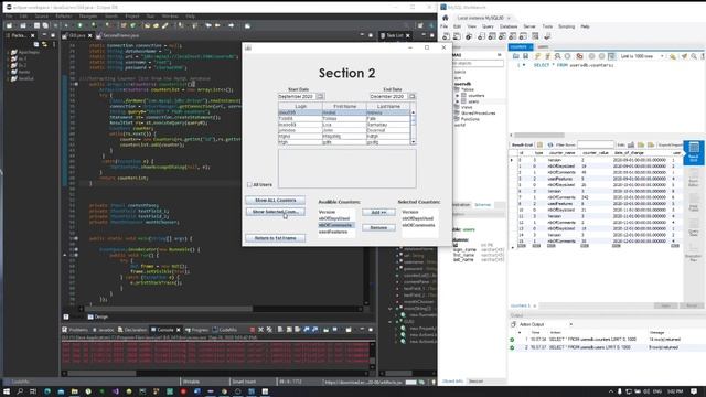 Java GUI project with MySQL Database смотреть онлайн