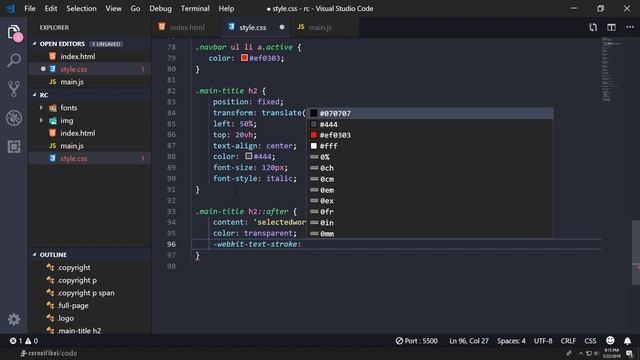 Portfolio Concept - Modern Slider with Swiper and GSAP (HTML, CSS & JS) смотреть онлайн