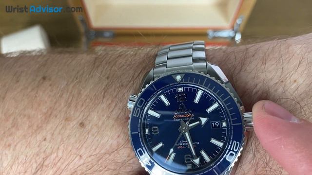 Omega Planet Ocean 600m Unboxing & Review Blue Dial Blue Bezel | Mens Dive Watch Reviews смотреть онлайн