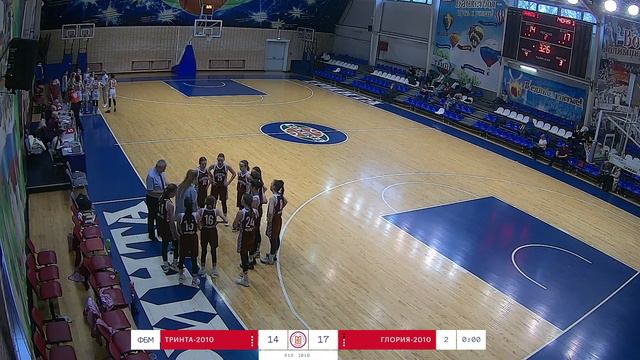 Тринта 1 - Глория 1 (Девушки 2010, Первенство Москвы, 11.02.2023) смотреть онлайн